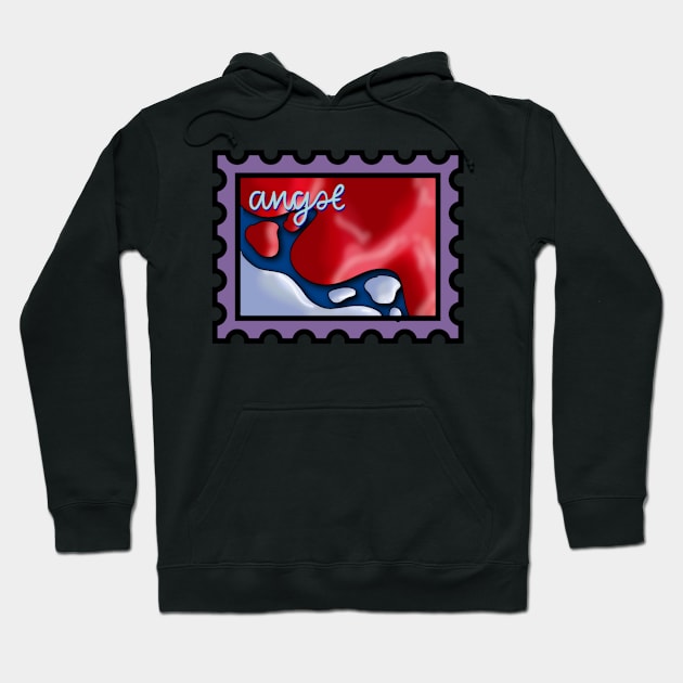 Angst Postage Stamp Hoodie by TheHermitCrab